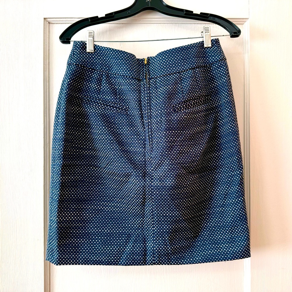 Anthropologie | Leifsdottir Sprightly Tweed Bow Front Skirt 6 - Picture 6 of 13